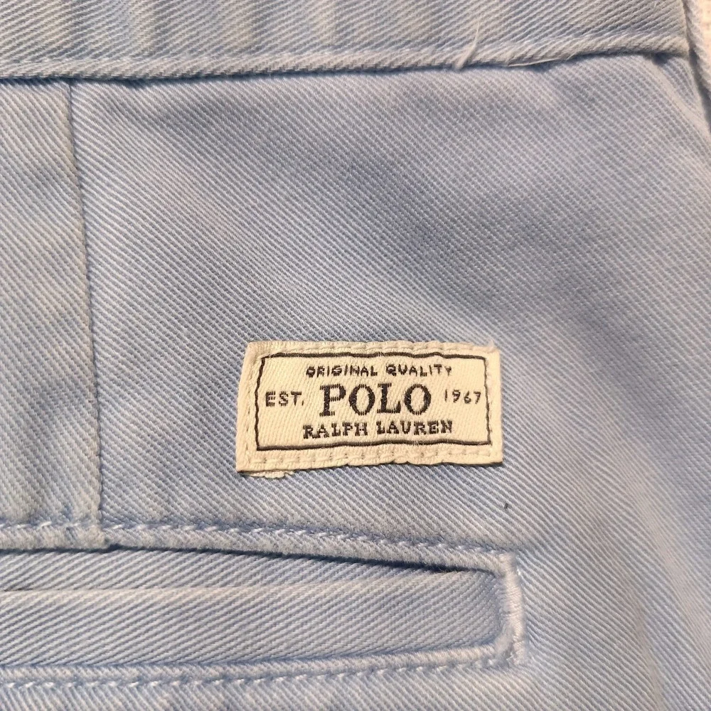 Polo Ralph Lauren Bedford Chino Pants Men 40x30 Sky Blue Stretch Straight Cotton